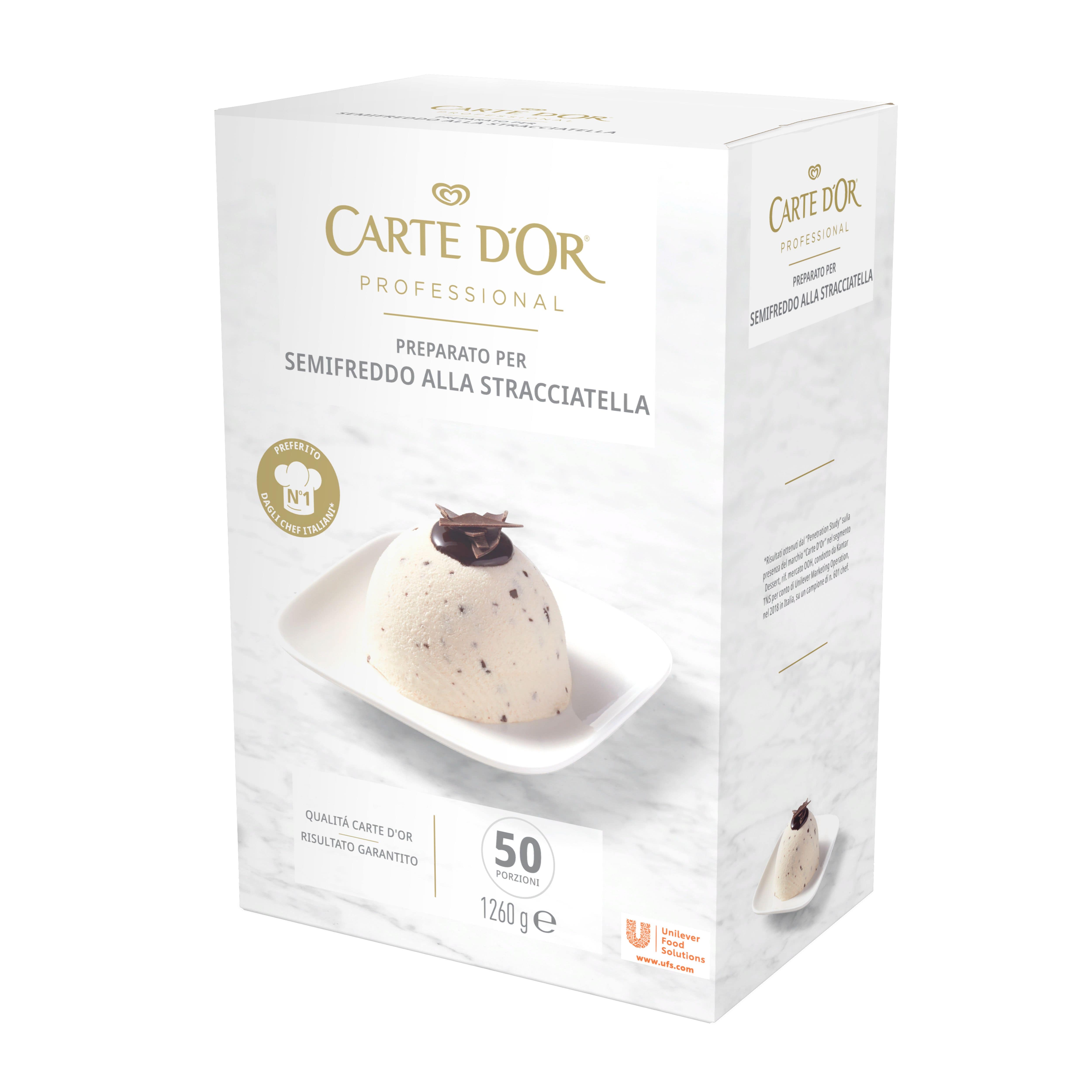 Carte d’Or preparato per Semifreddo alla Stracciatella 1,26 Kg - 